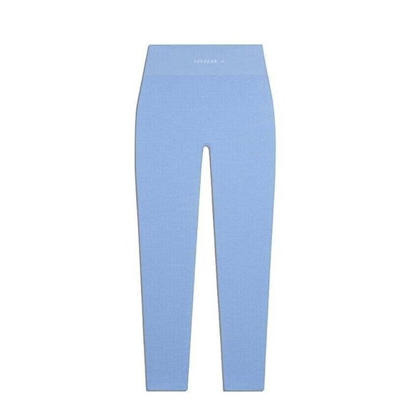 Adidas Ivy Park Blue 3-Stripes Terry Tights Size XS H21169 - Picture 5 of 5